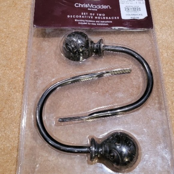 Chris Madden Decorative Holdback 2 Packs - Picture 1 of 13